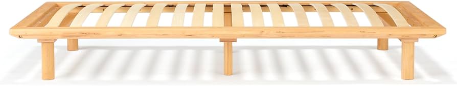 【無印良品】ベッドフレーム　脚付き Amazon｜【Amazon.co.jp限定】無印良品 木製ベッドフレーム（脚